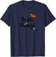Be the Change, Monarch Caterpillar to Butterfly T-Shirt - T-Shirt | Navy