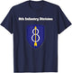 8th Infantry Division Color Military Design T-Shirt - T-Shirt | Navy