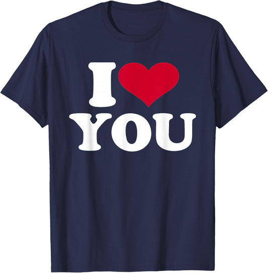 I Love You T-Shirt - T-Shirt | Navy