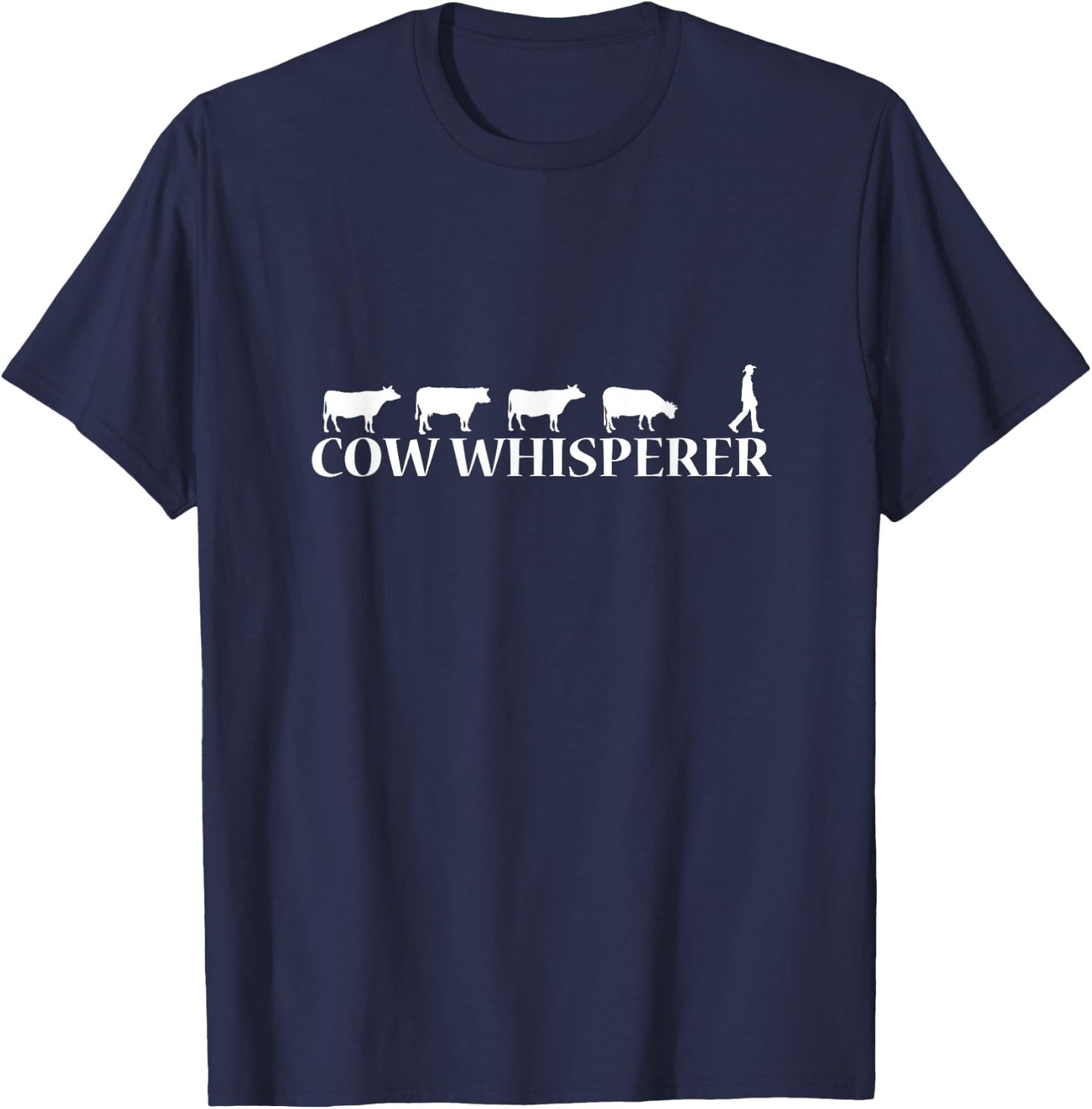 Cow whisperer farmer T-Shirt - T-Shirt | Navy