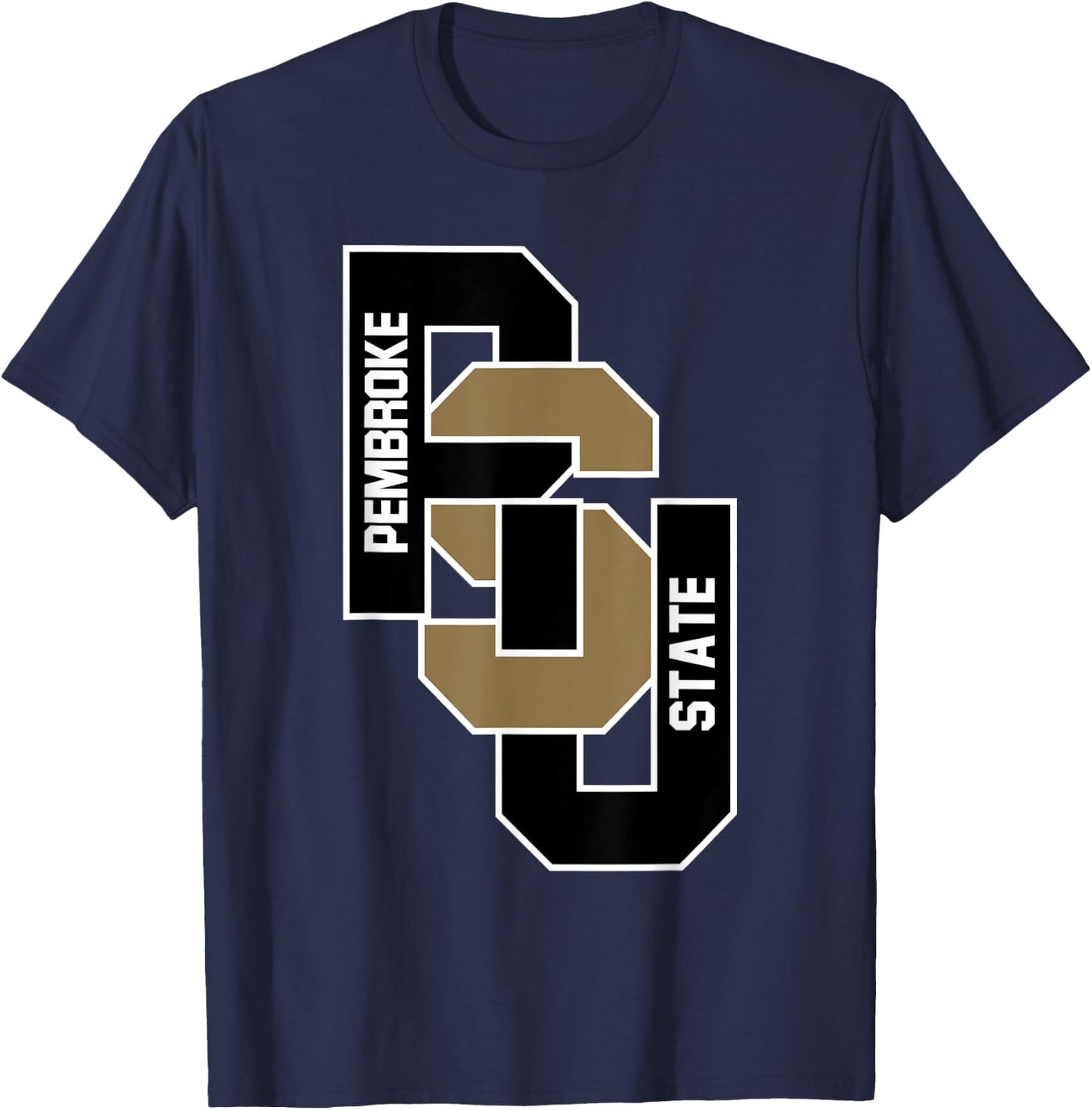 North Carolina at Pembroke | Official NCAA | NCAFUNCP03 T-Shirt - T-Shirt | Navy