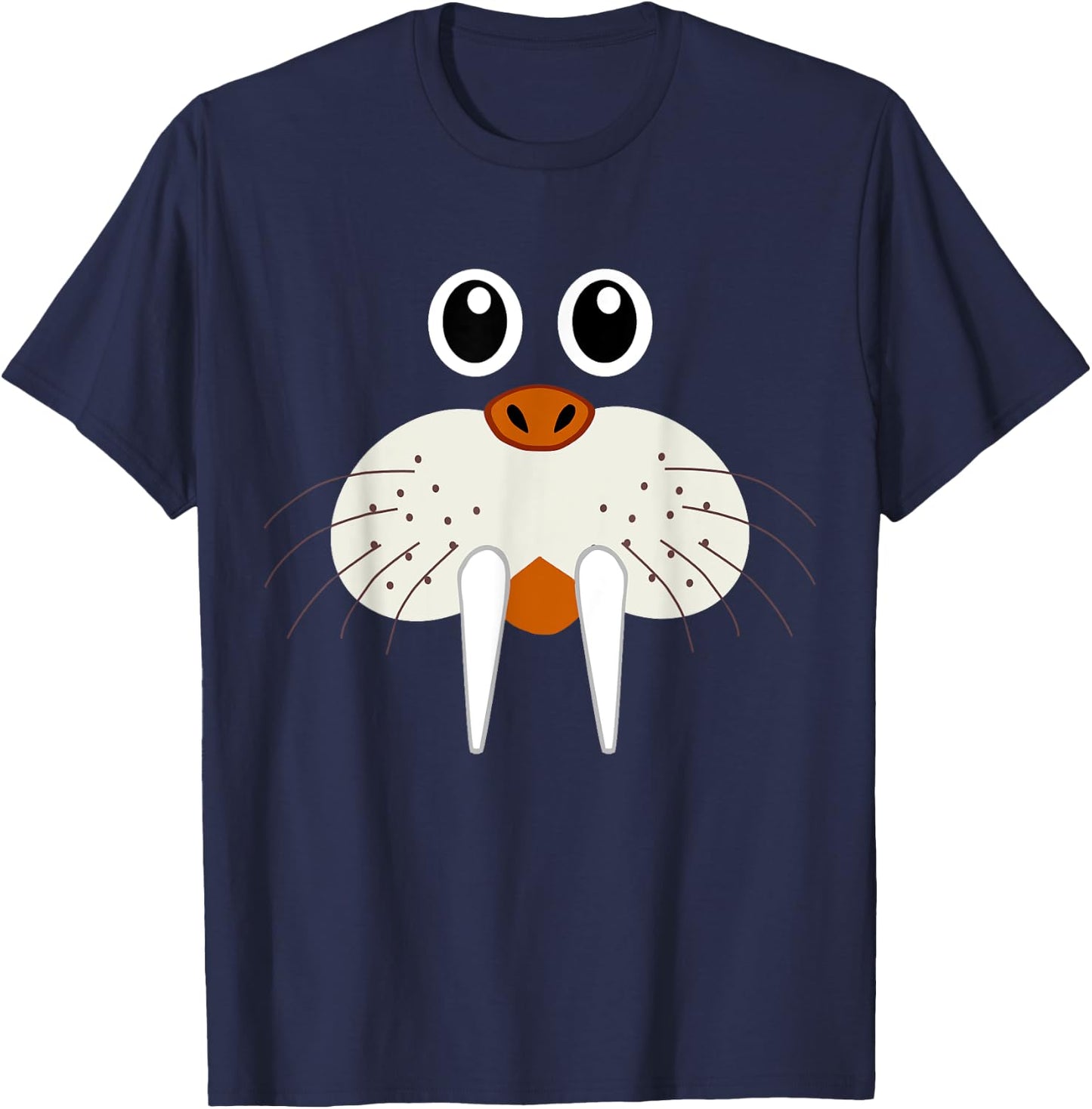 Cute Walrus Animal Costume - Funny Halloween T-Shirt - T-Shirt | Navy