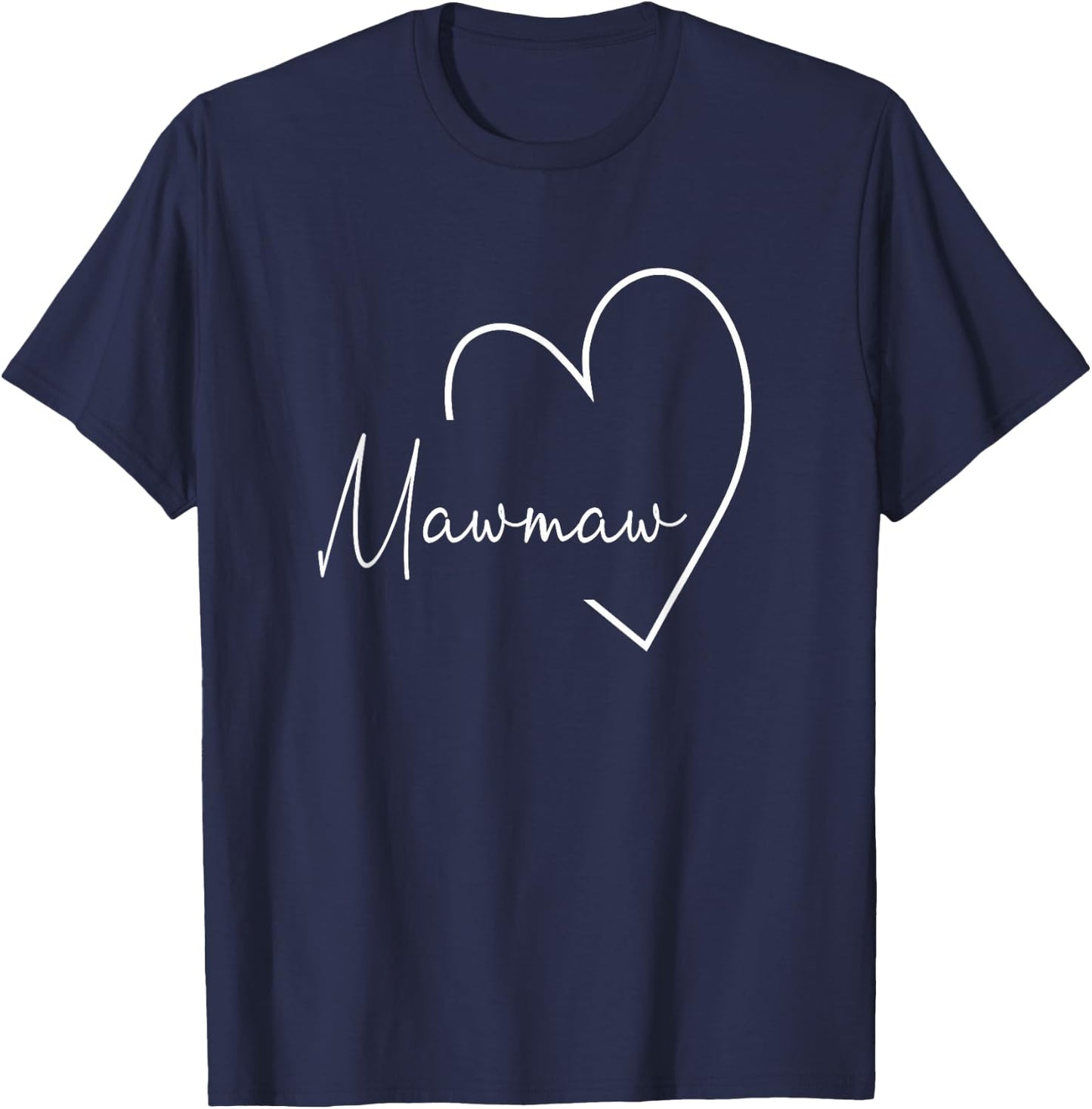 Mawmaw Gift Grandma Christmas Mother's Day T-Shirt - T-Shirt | Navy