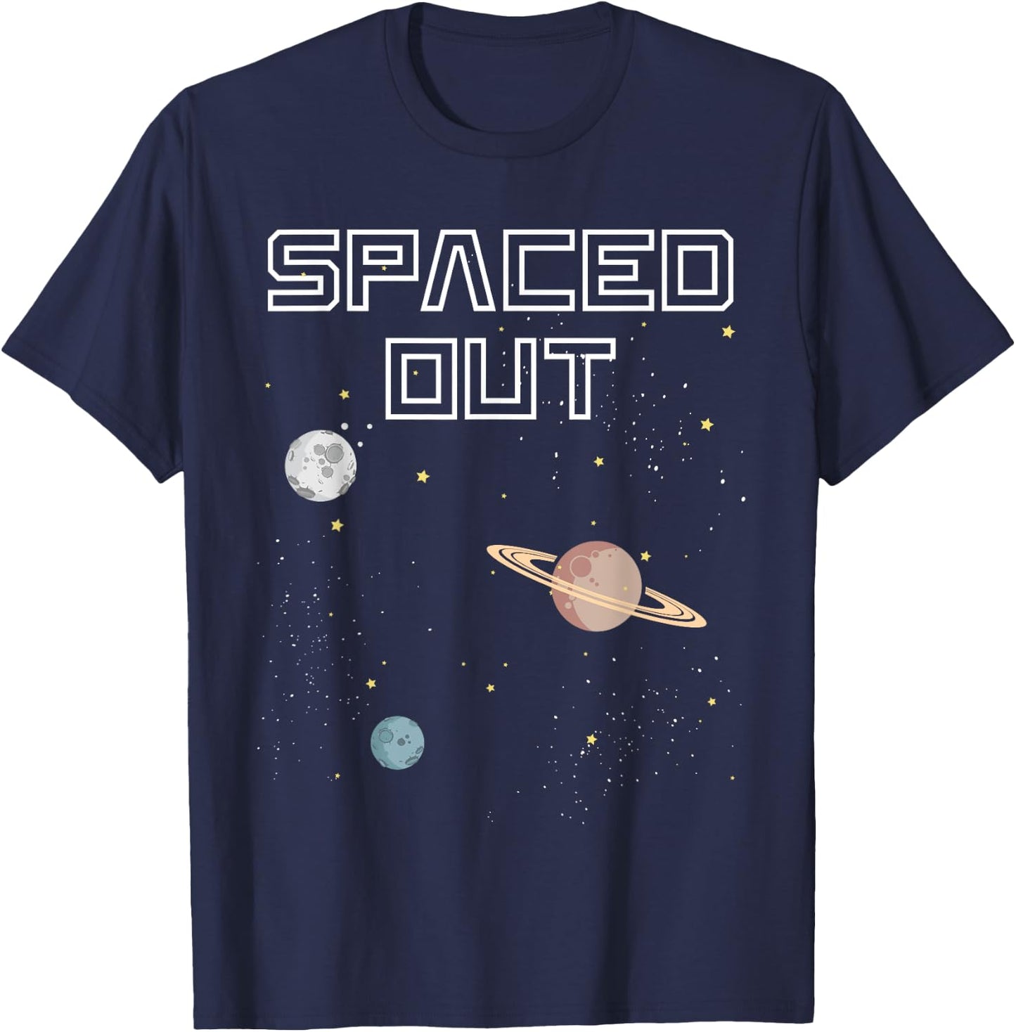 Funny Spaced Out T-Shirt - T-Shirt | Navy