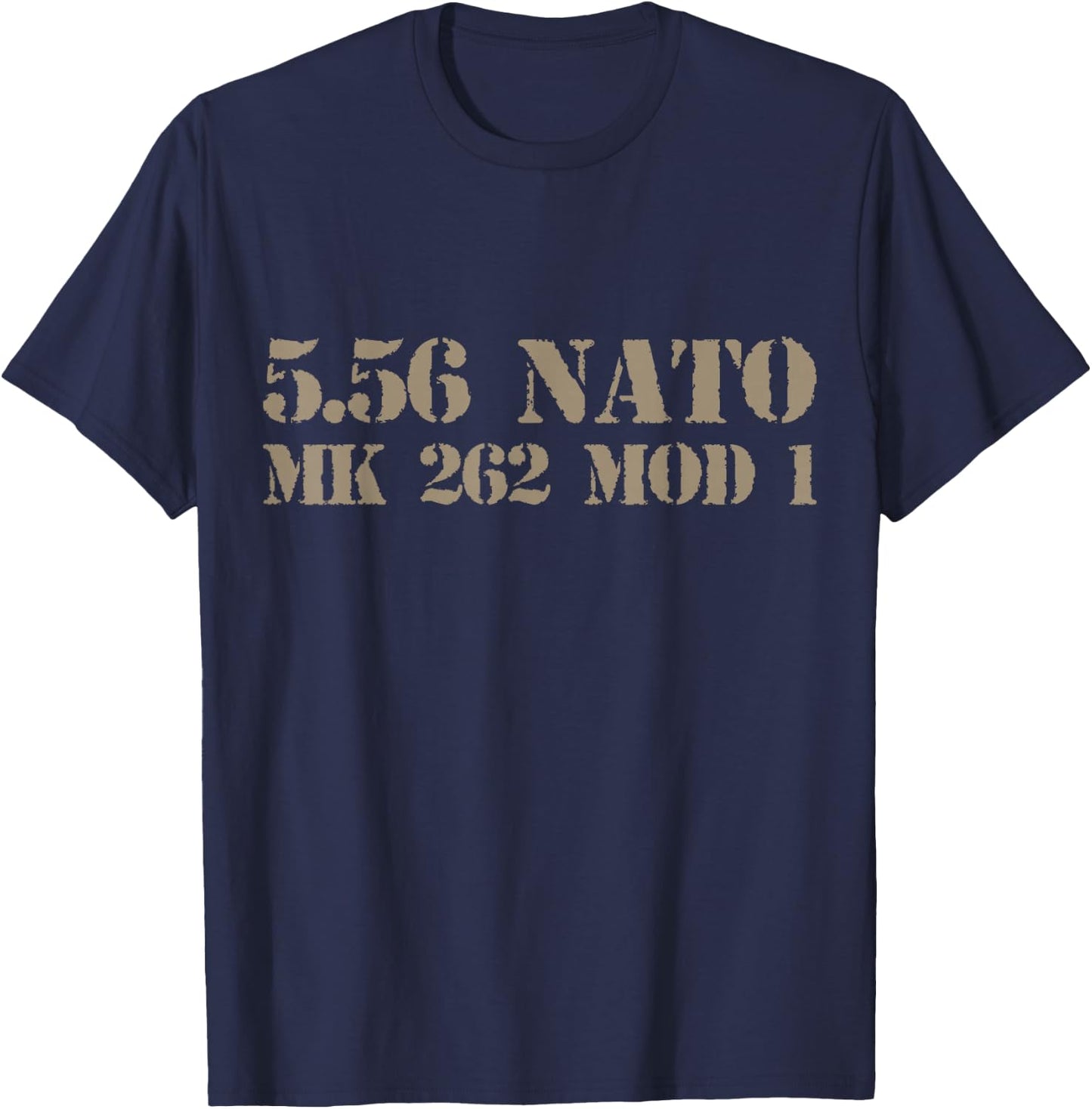 5.56 NATO special match ammo mk262 mod1 T-Shirt - T-Shirt | Navy