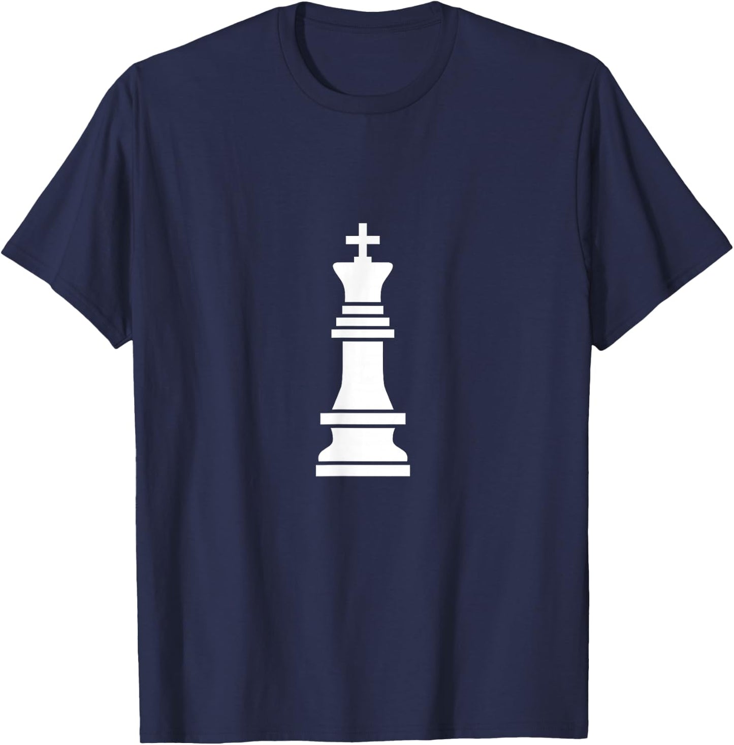 King Chess Piece T-Shirt - T-Shirt | Navy