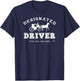 Designed driver horse and carriage T-Shirt - T-Shirt | Navy