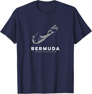 Bermuda Graphic T T-Shirt - T-Shirt | Navy
