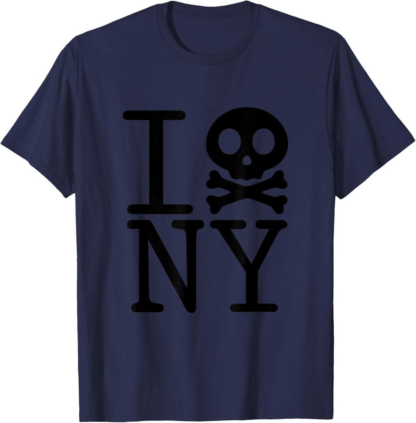 I Hate NY ( New York ) T Shirt T-Shirt - T-Shirt | Navy
