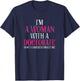 I'm A Woman With A Doctorate Funny PhD Graduation Gift T-Shirt - T-Shirt | Navy