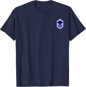 Air Force Senior Master Sergeant Military Veteran T-Shirt - T-Shirt | Navy