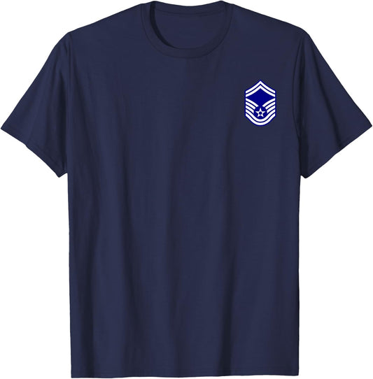 Air Force Senior Master Sergeant Military Veteran T-Shirt - T-Shirt | Navy