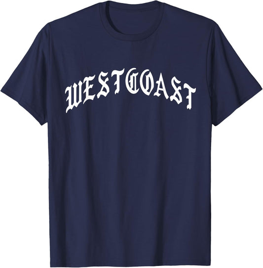 Westcoast Los Angeles Hip Hop T-Shirt - T-Shirt | Navy