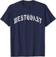 Westcoast Los Angeles Hip Hop T-Shirt - T-Shirt | Navy