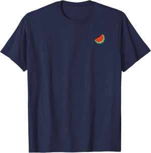 Something Ordinary: Watermelon T-Shirt - T-Shirt | Navy