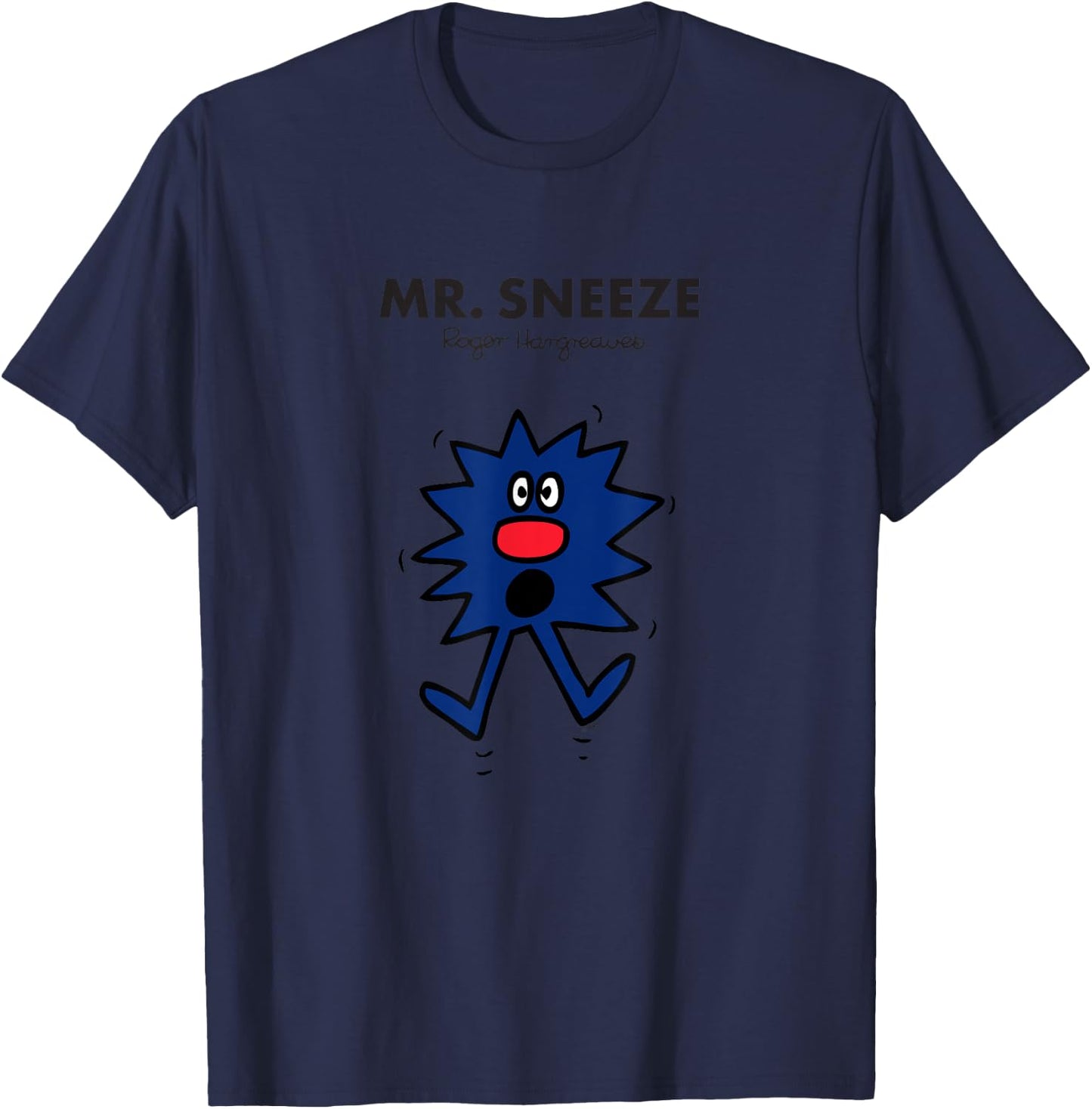 Mr. Men Mr. Sneeze T-Shirt - T-Shirt | Navy