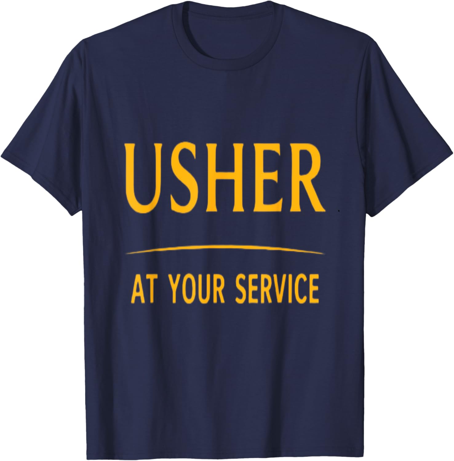 Christian Shirt Usher Church Gift Boys & Girls Gift T-Shirt - T-Shirt | Navy