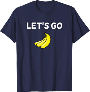 Funny, Let's Go Bananas Sarcastic. Joke T-Shirt - T-Shirt | Navy