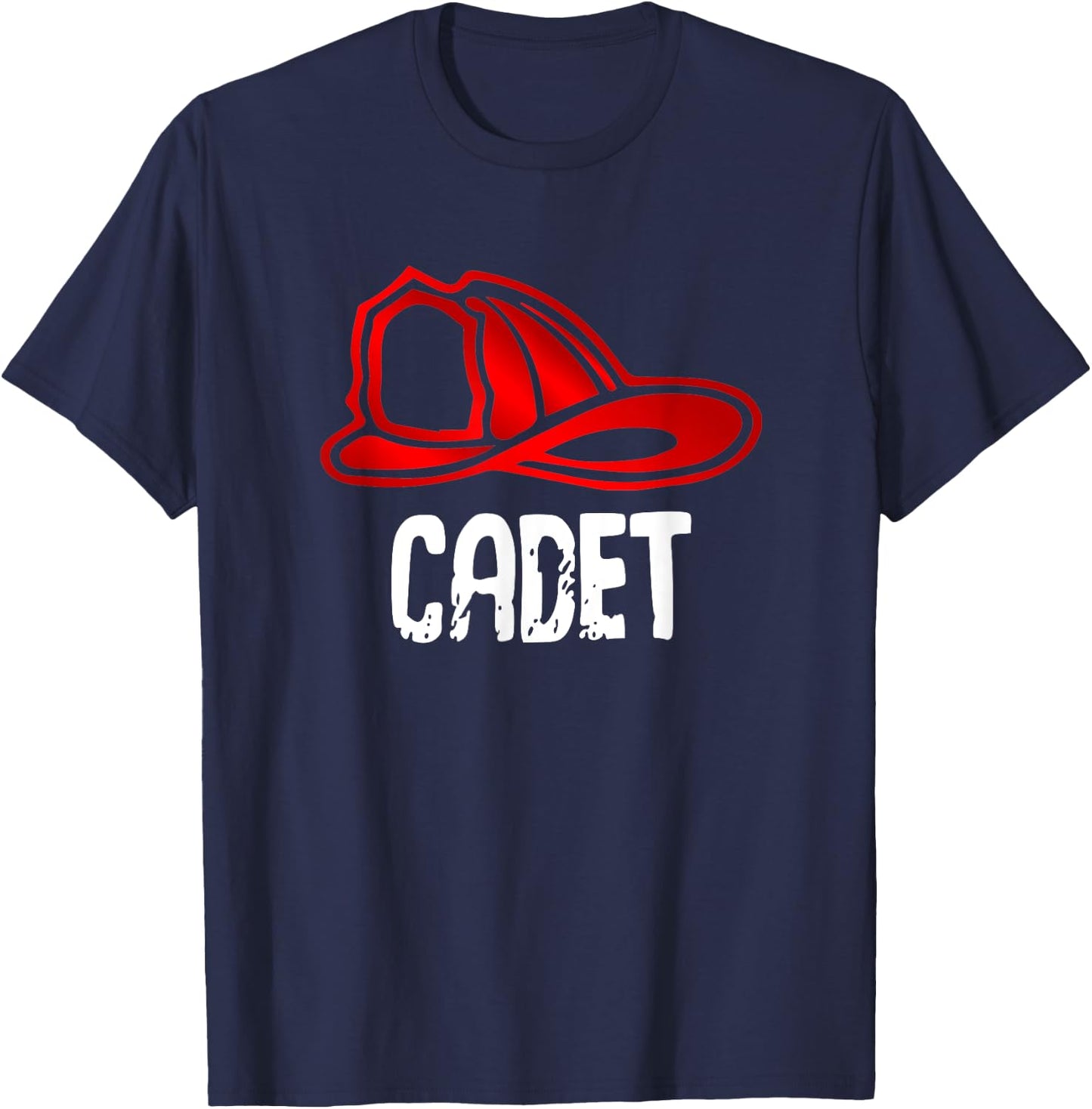 Cadet Firefighter Gift Shirt - Fire Company T-Shirt - T-Shirt | Navy