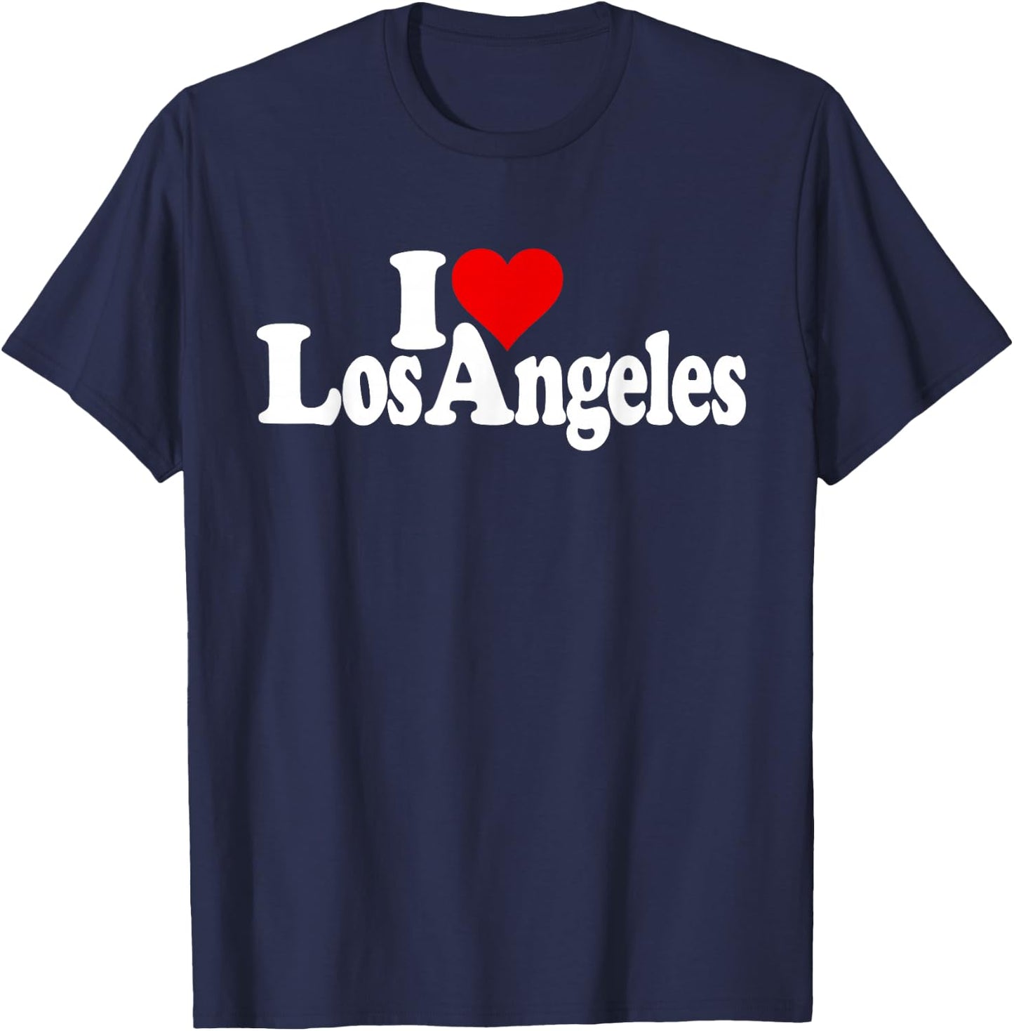 I Love Heart Los Angeles La T-Shirt - T-Shirt | Navy