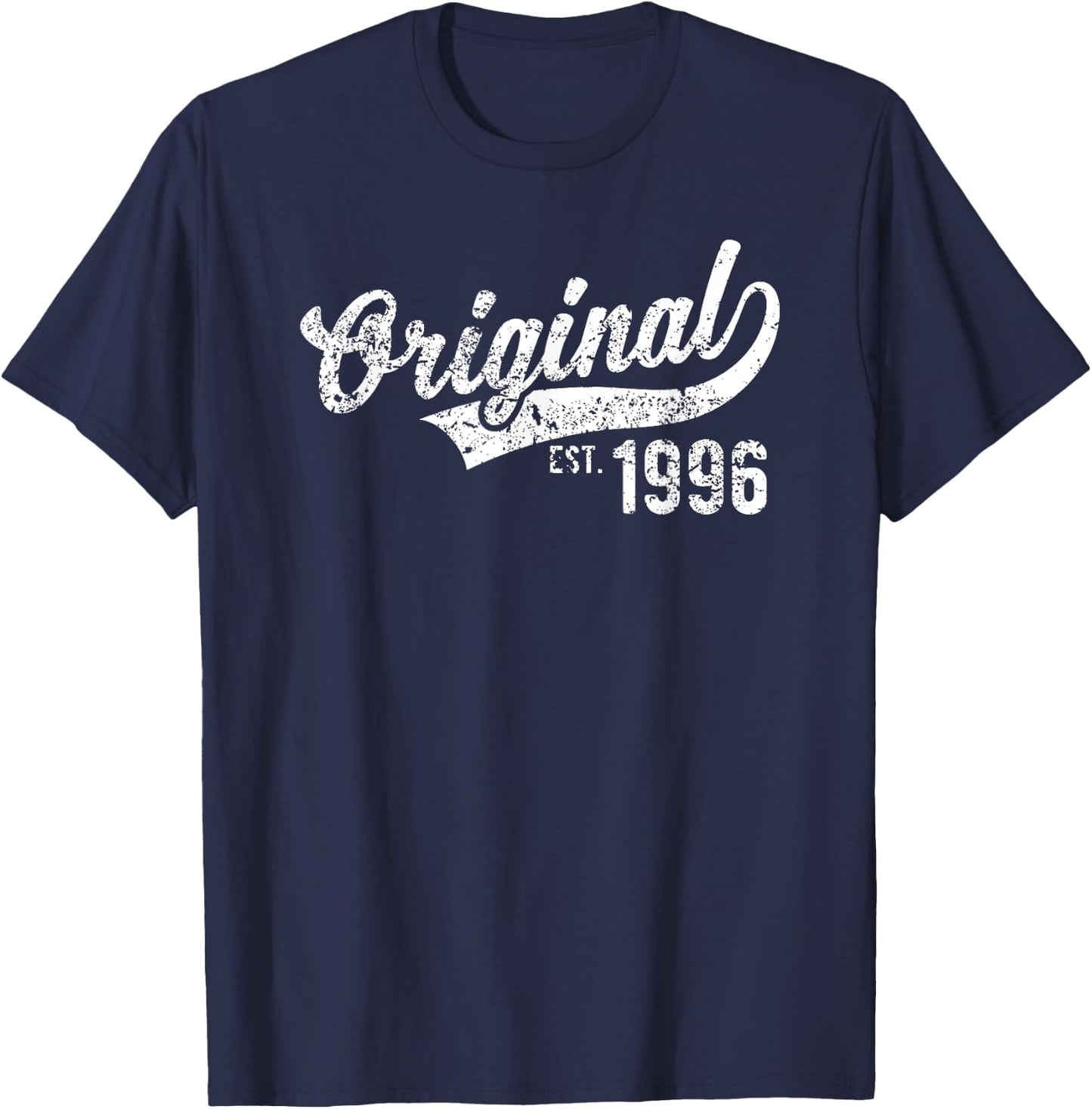 Original Est. 1996 Vintage Birthday Gift T-Shirt - T-Shirt | Navy