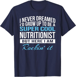 Funny Nutritionist Gift T-Shirt - T-Shirt | Navy
