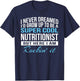 Funny Nutritionist Gift T-Shirt - T-Shirt | Navy