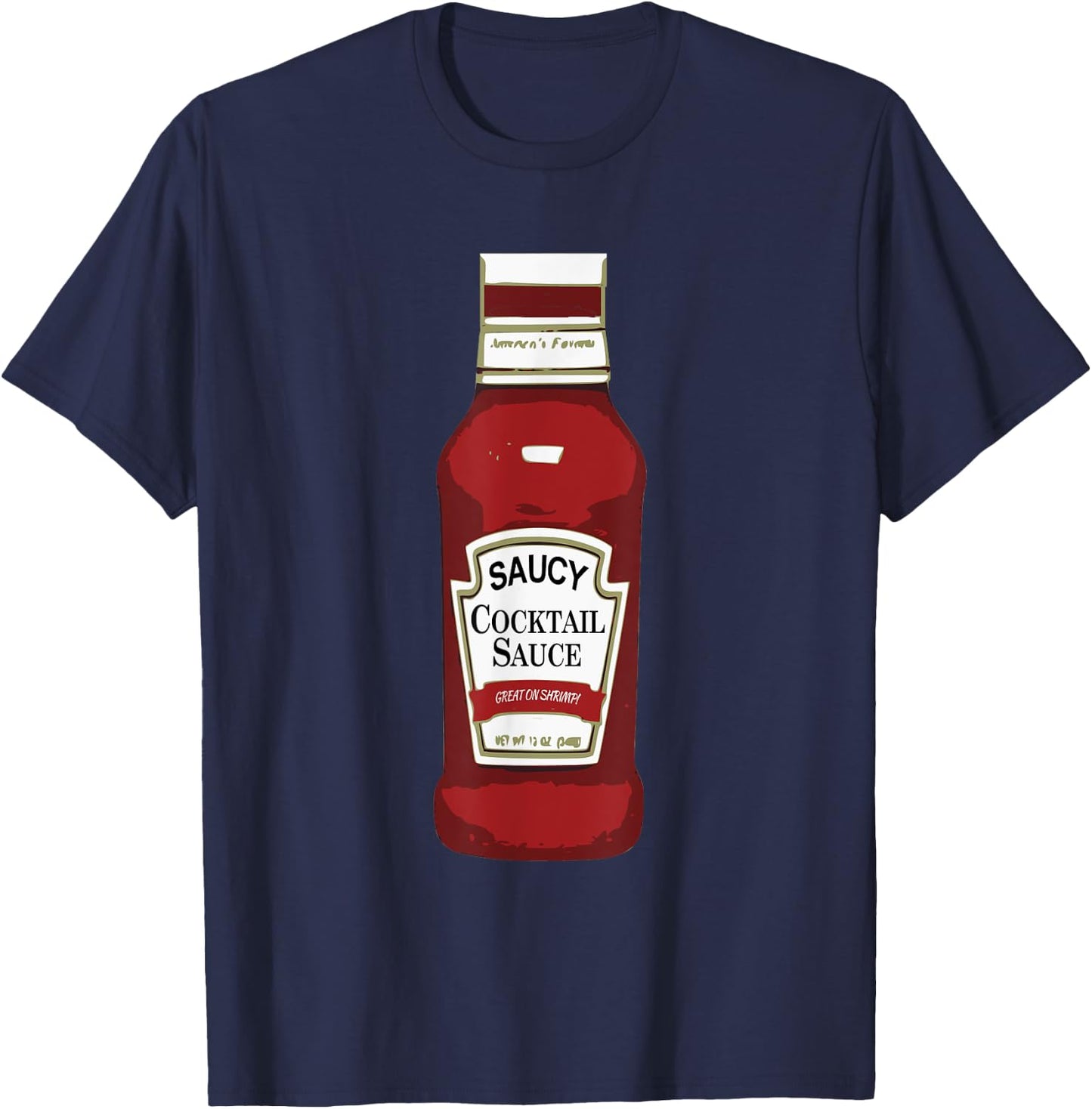 Funny Cocktail Sauce Costume Shirt Matching Group T-Shirt - T-Shirt | Navy