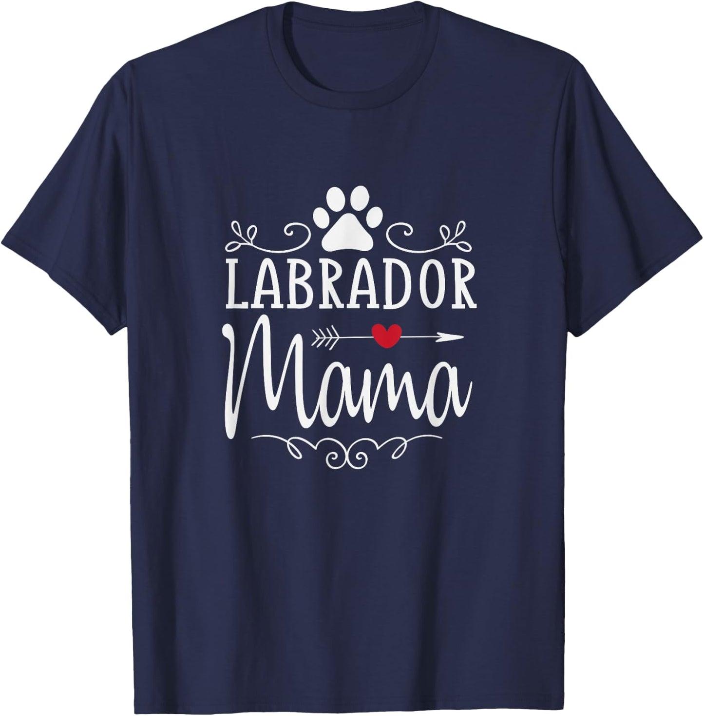Labrador Mama - Labrador Mama Shirt Gift Labrador Lover T-Shirt - T-Shirt | Navy