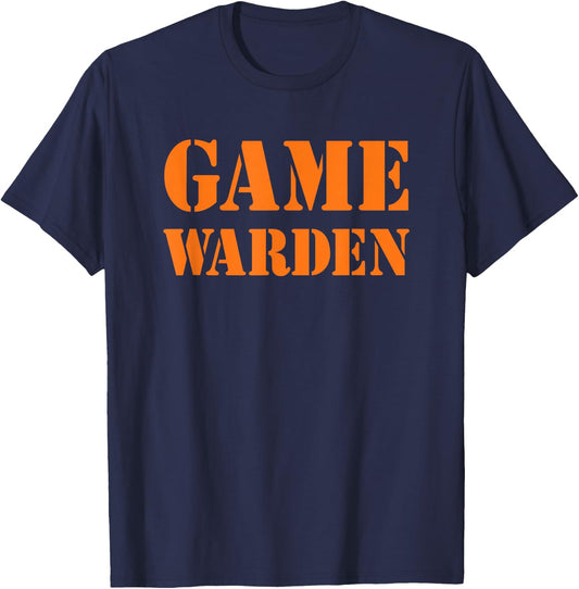 Game Warden Shirt Halloween Costume T-Shirt - T-Shirt | Navy