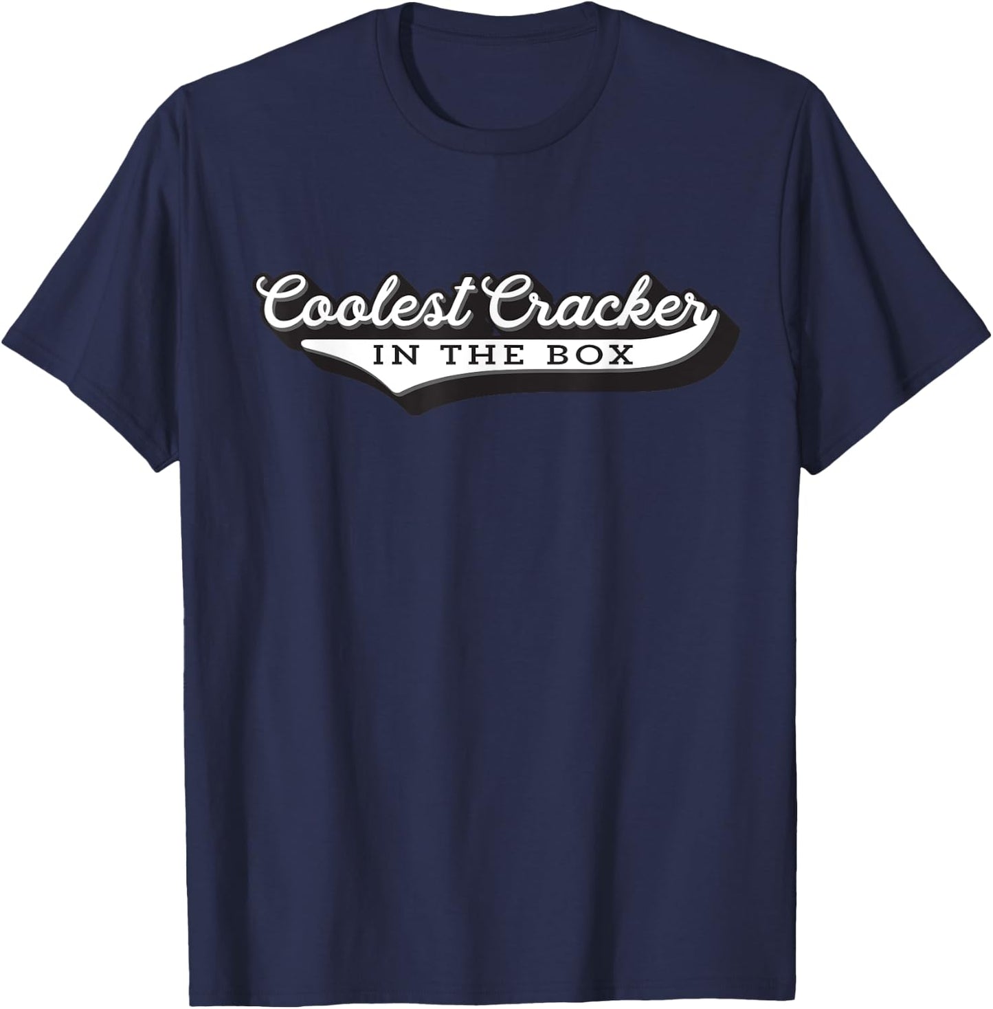 Coolest Cracker In The Box Funny Meme T-Shirt - T-Shirt | Navy