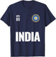 2020 India Cricket Jersey : Gift Indian Cricket Fans T-Shirt - T-Shirt | Navy