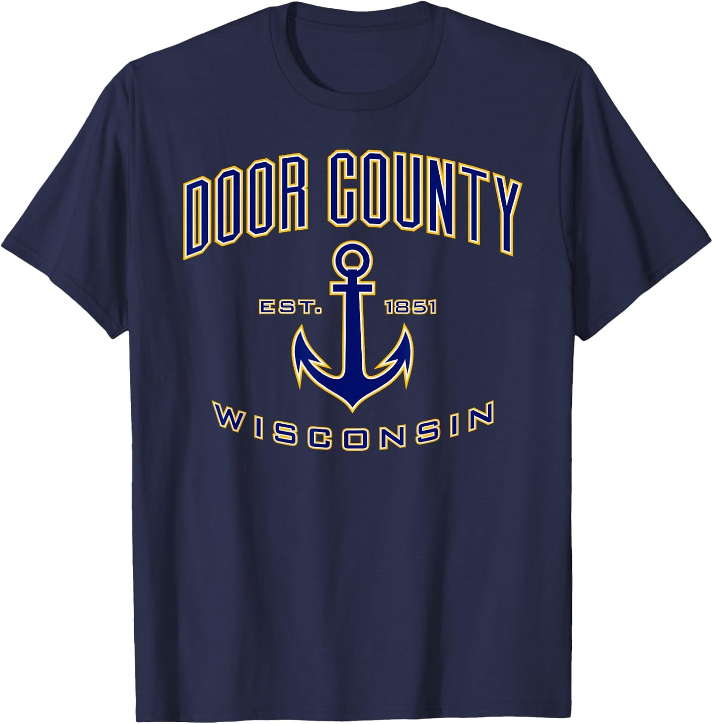 Door County Shirt , Men, Girls & Boys T-Shirt - T-Shirt | Navy