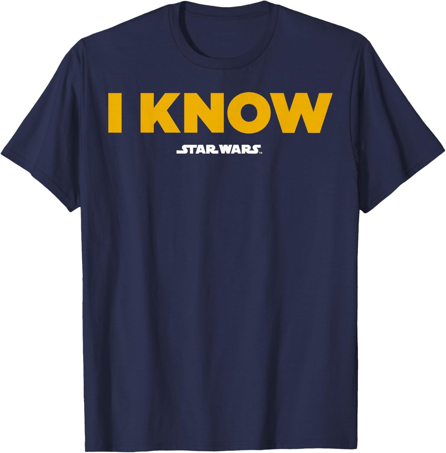 Star Wars Han Solo I Know Graphic T-Shirt - T-Shirt | Navy
