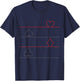 Playing Cards Design Funny Apparel Spade Clubs Hearts T-Shirt - T-Shirt | Navy