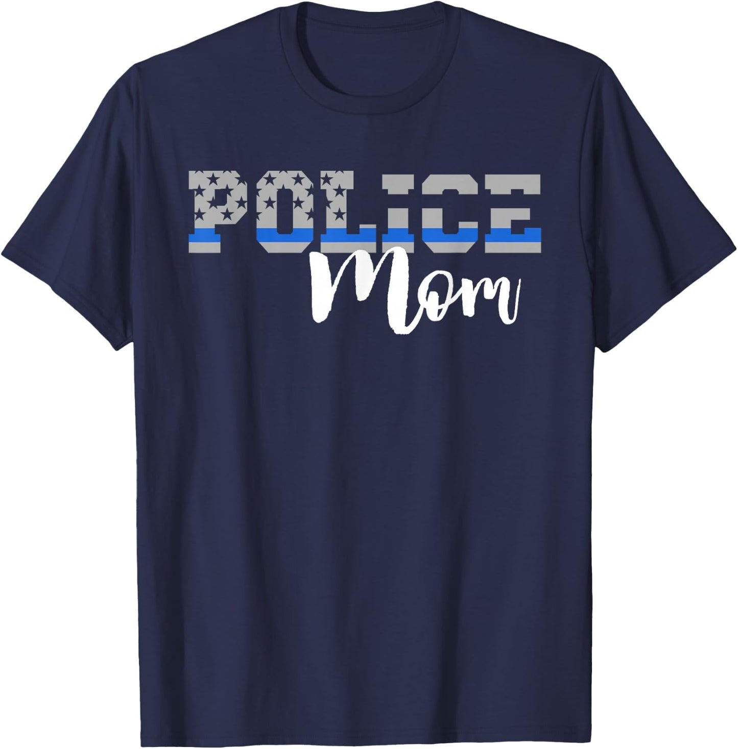Police Mom T-Shirt - T-Shirt | Navy