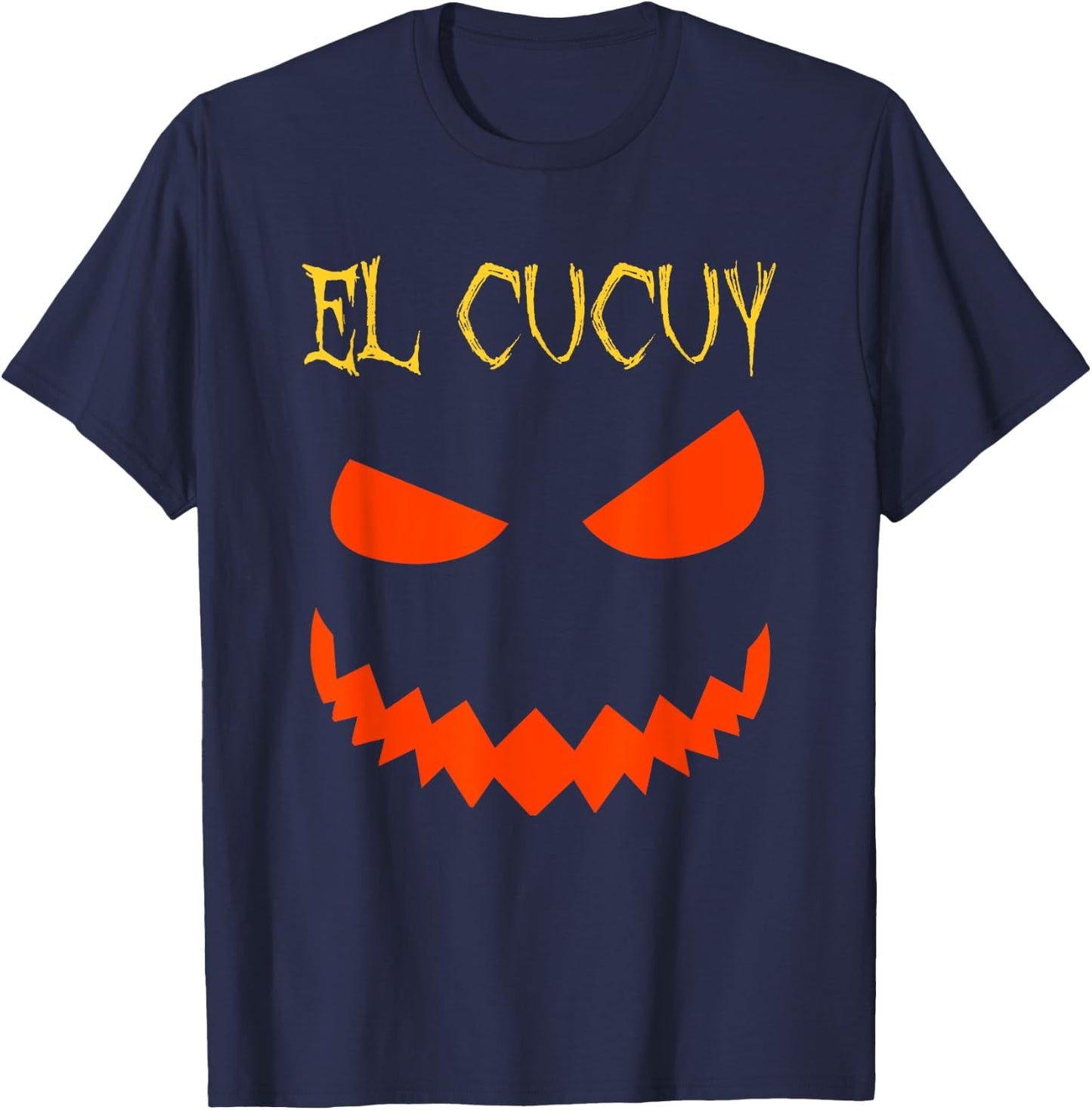 El Cucuy Scary Halloween Monster T-Shirt - T-Shirt | Navy