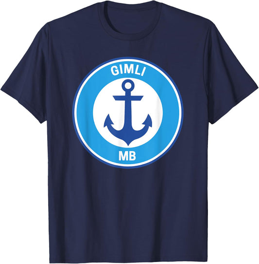 Vintage Gimli Manitoba T-Shirt - T-Shirt | Navy
