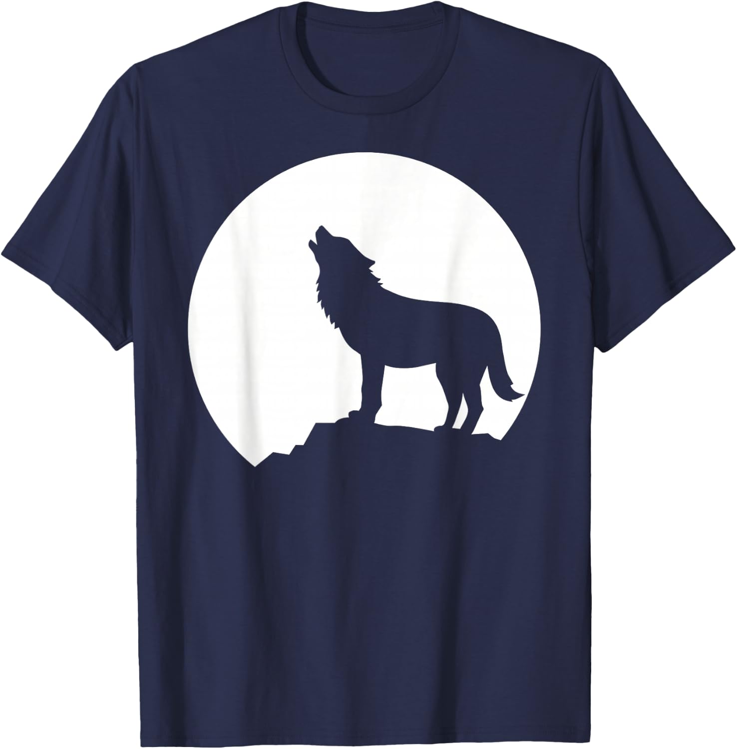 Wolf Moon T-Shirt - T-Shirt | Navy