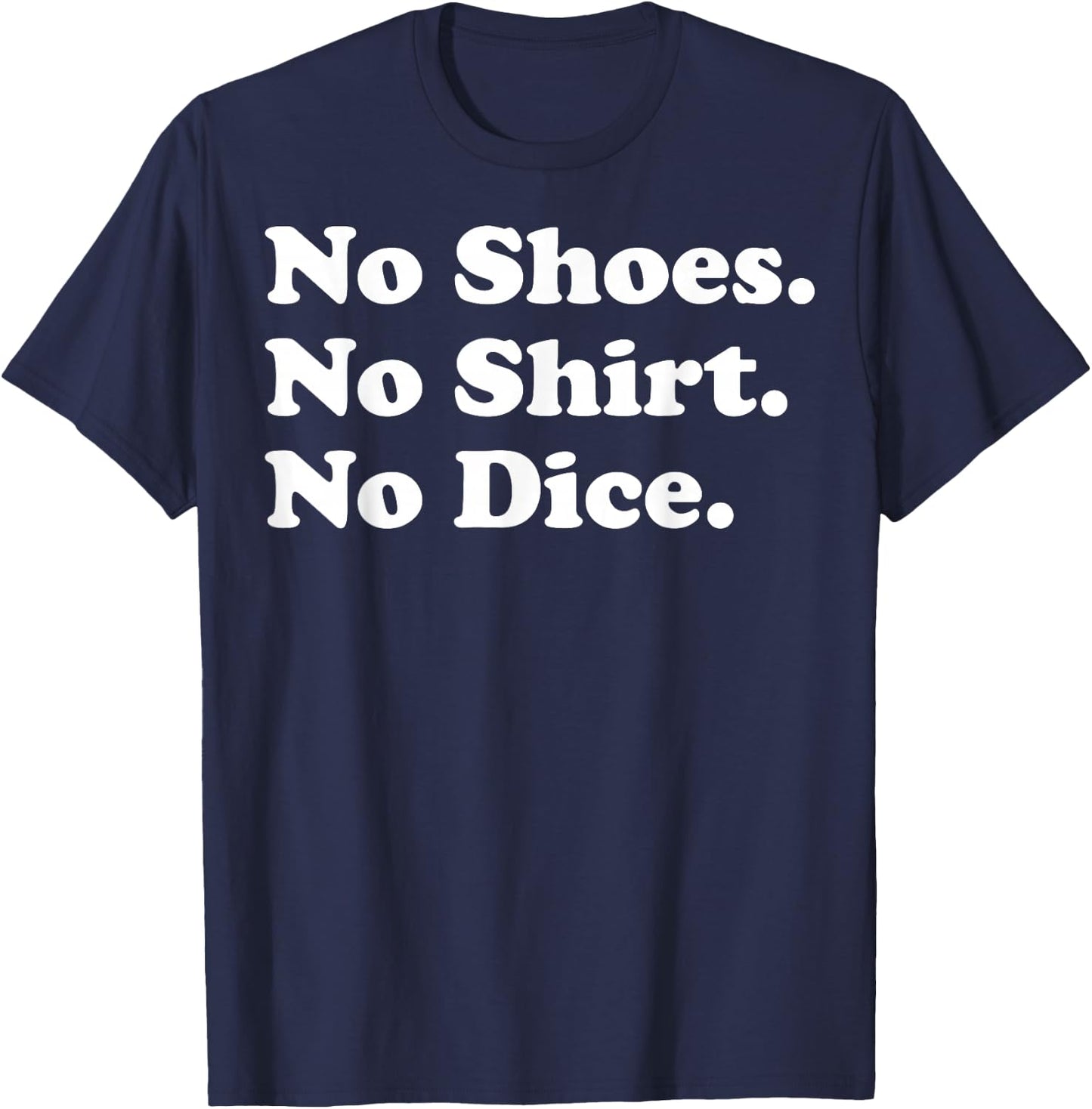 Fast Times at Ridgemont High No Dice Graphic T-Shirt - T-Shirt | Navy