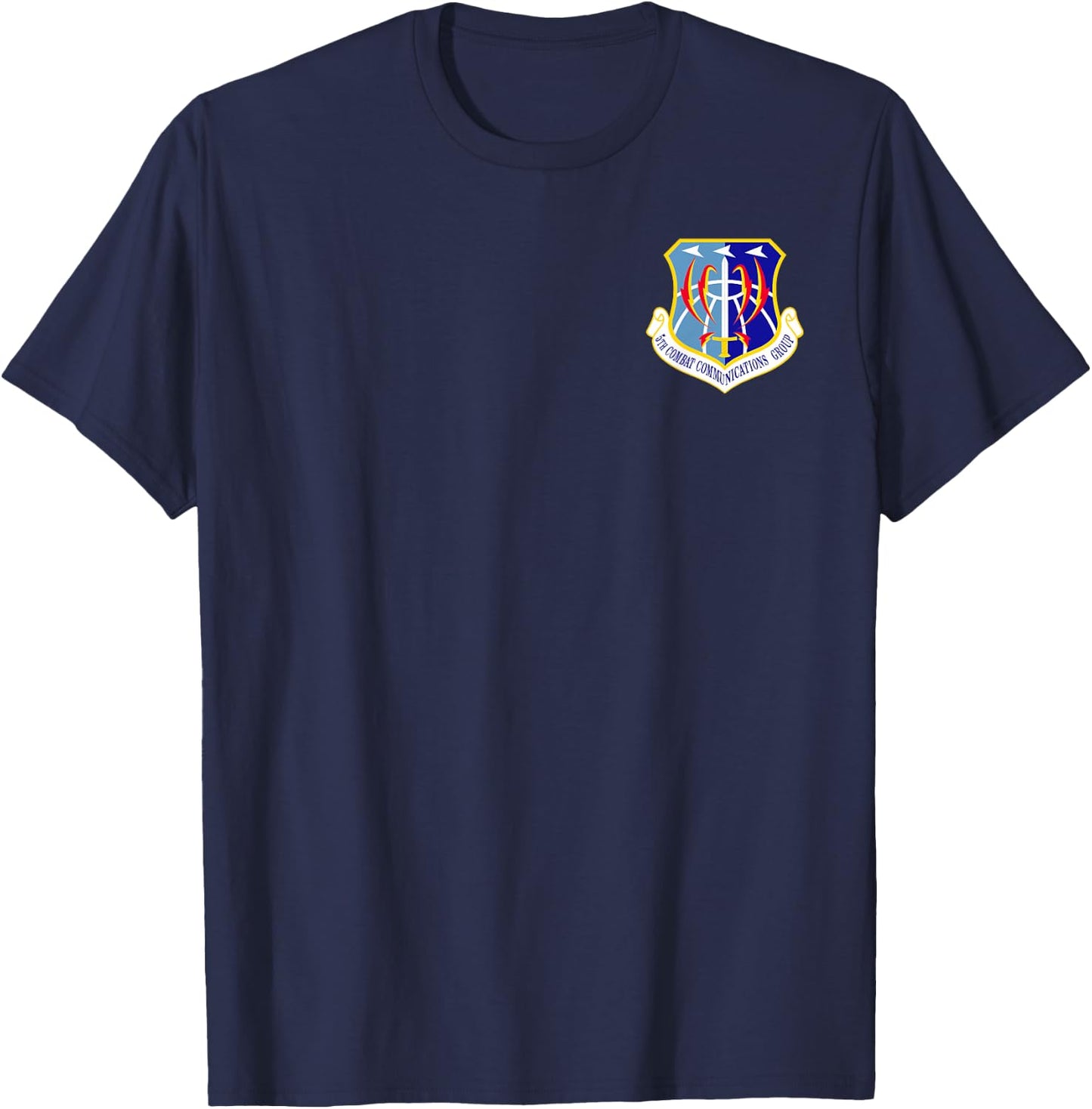 5th Combat Communications Group Military Morale T-Shirt - T-Shirt | Navy