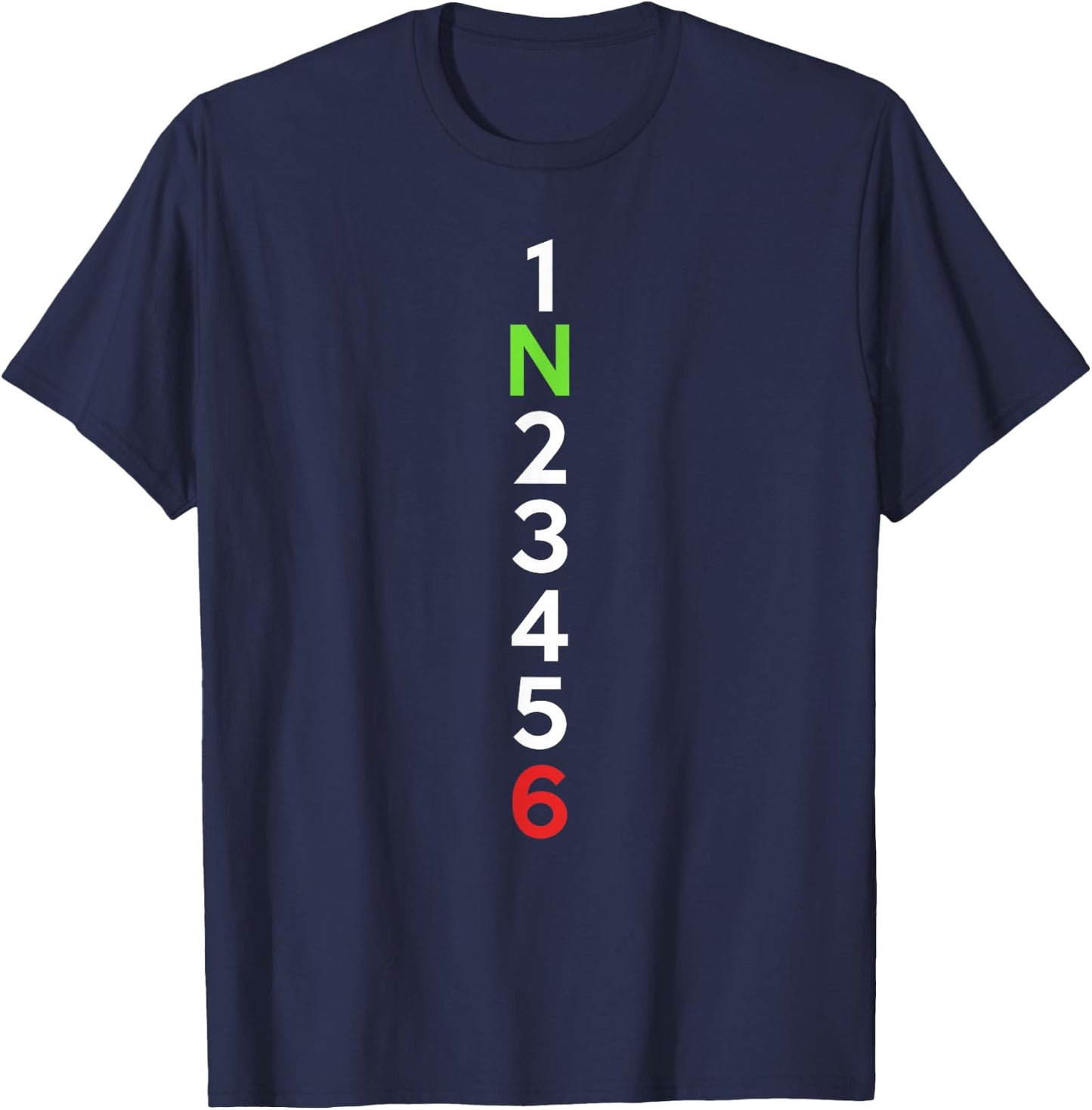 1N23456 GP Gear Shirt. Motorcycle T-Shirt - T-Shirt | Navy