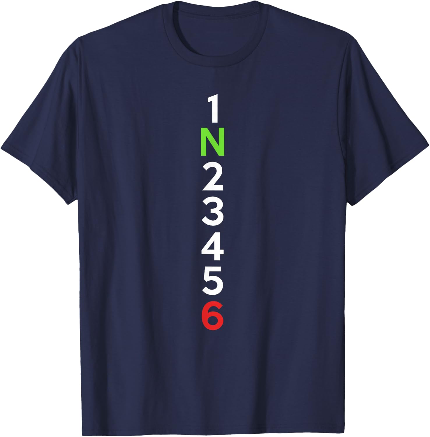 1N23456 GP Gear Shirt. Motorcycle T-Shirt - T-Shirt | Navy
