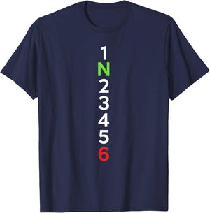 1N23456 GP Gear Shirt. Motorcycle T-Shirt - T-Shirt | Navy