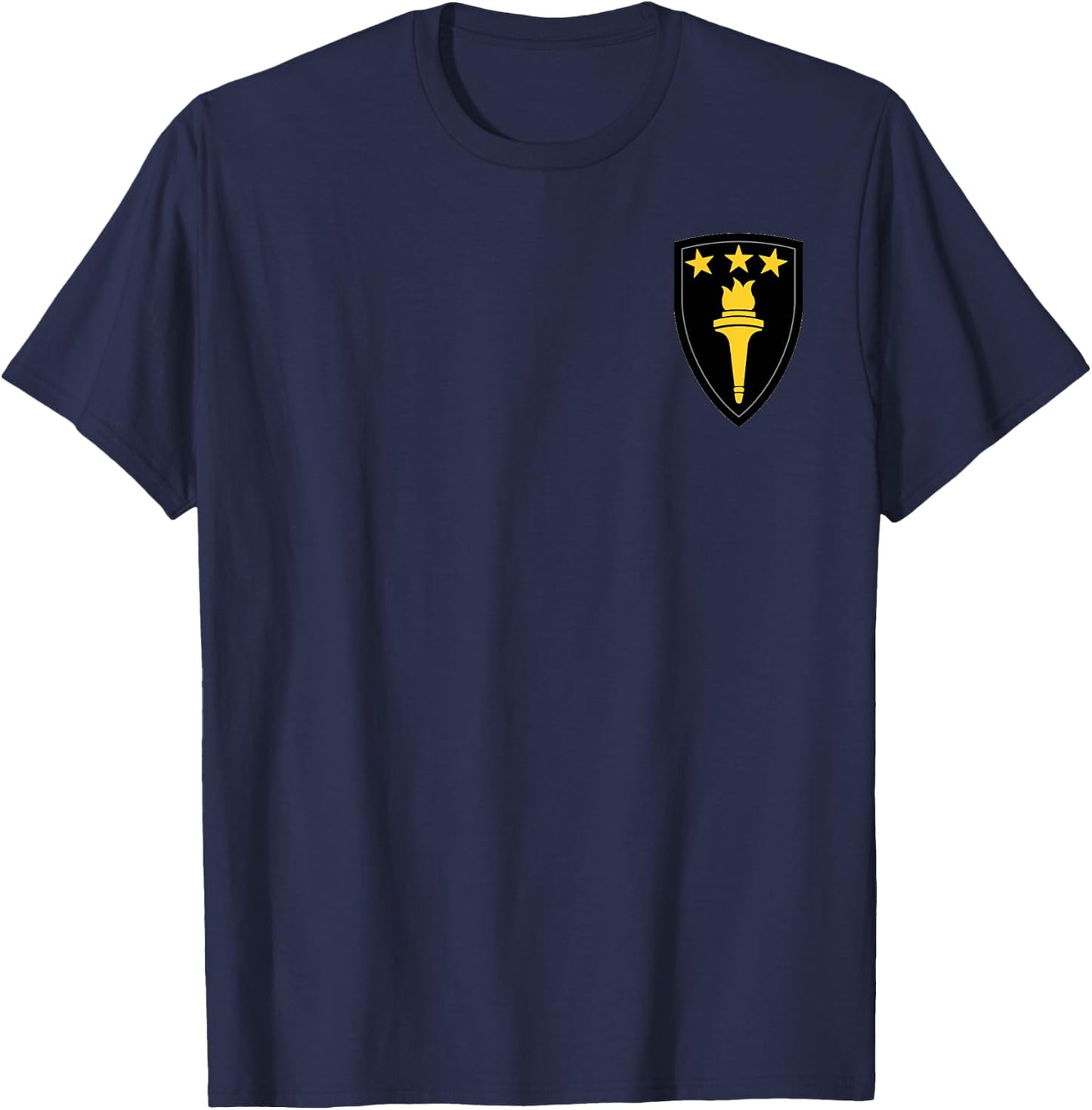 US Army War College Military Veteran Patch T-Shirt - T-Shirt | Navy