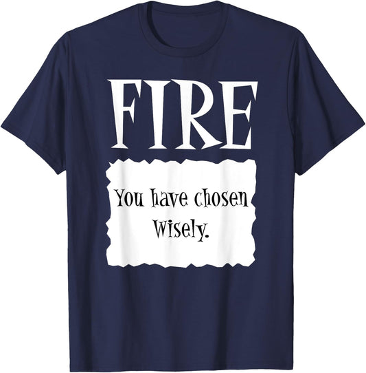 FIRE - Hot Packet Halloween Taco Costume T-Shirt - T-Shirt | Navy