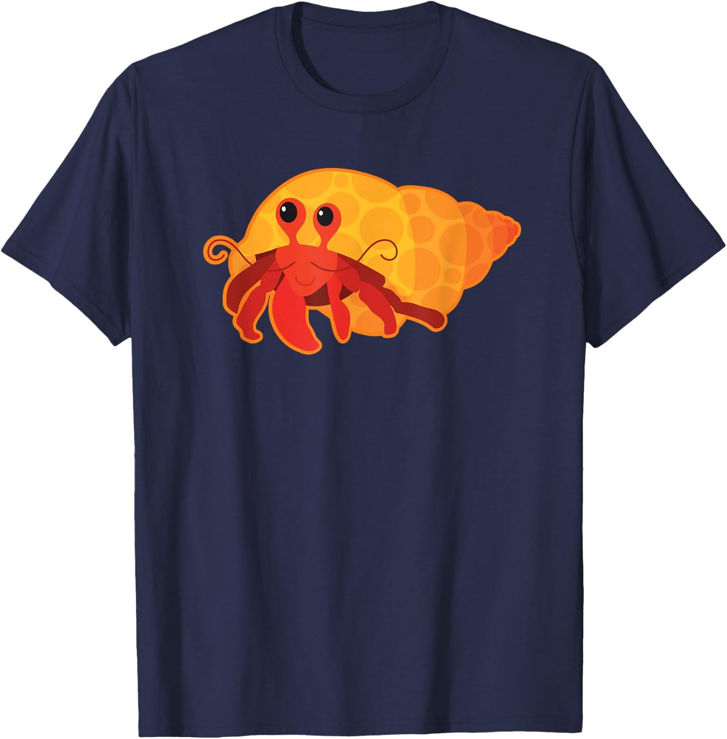 Hermit Crab Cute Pets Ocean Beach T-Shirt - T-Shirt | Navy