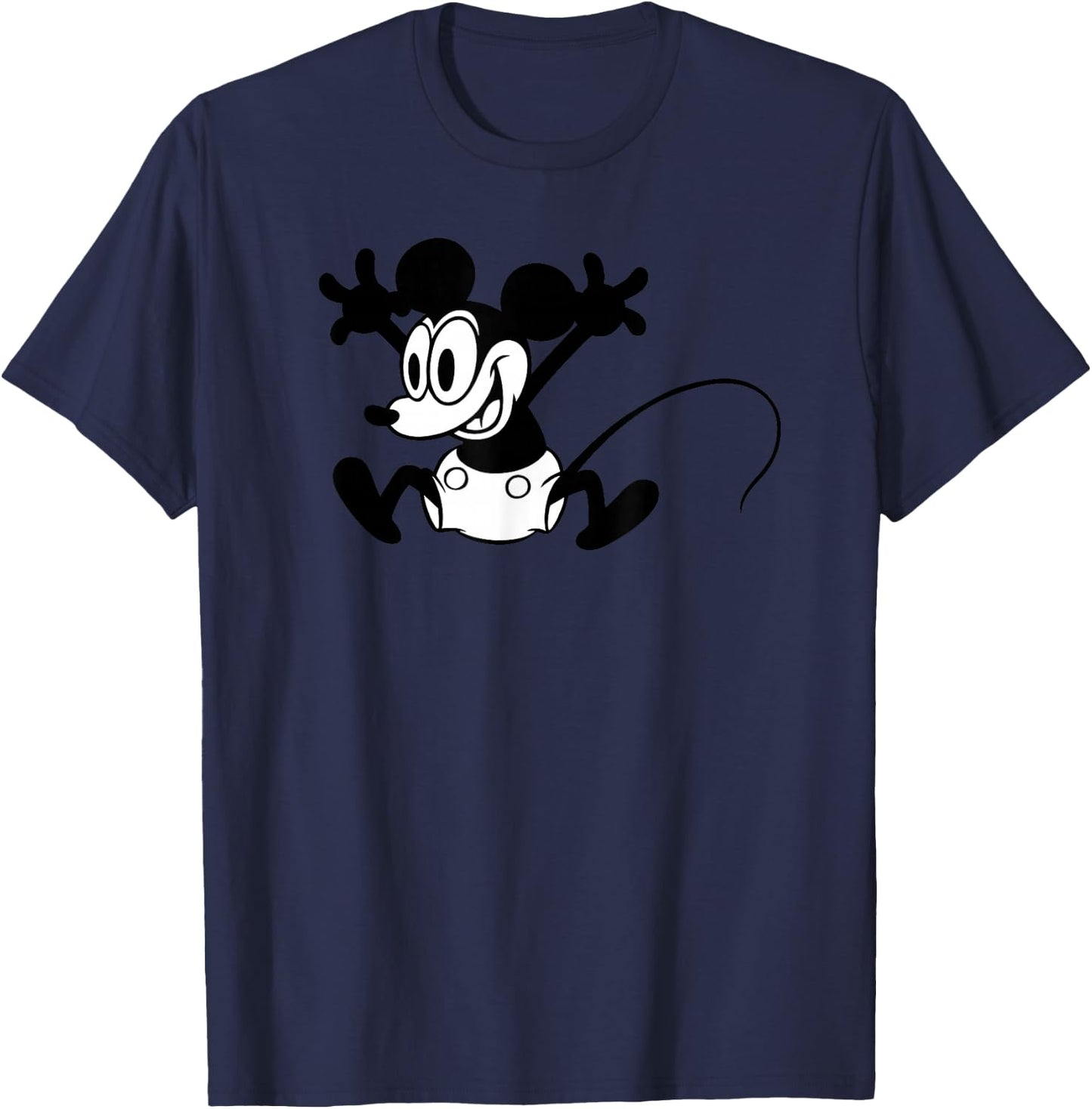 Disney - Classic Vintage Mickey Mouse T-Shirt - T-Shirt | Navy
