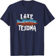 Lake Texoma Largemouth Bass T-Shirt - T-Shirt | Navy