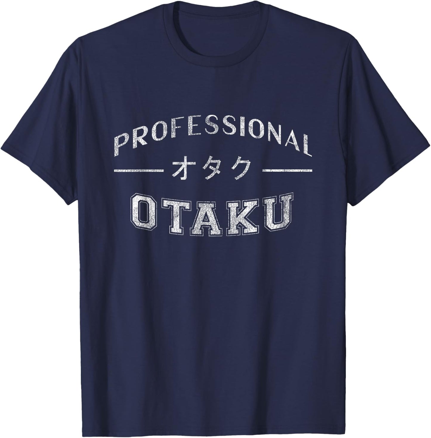 Funny Anime Manga Professional Otaku T-Shirt - T-Shirt | Navy